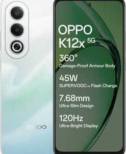 Refurbished OPPO K12x 5G (Breeze Blue, 128 GB)  (6 GB RAM)