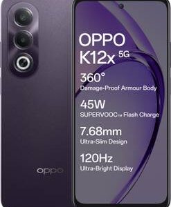 Refurbished OPPO K12x 5G (Midnight Violet, 256 GB)  (8 GB RAM)