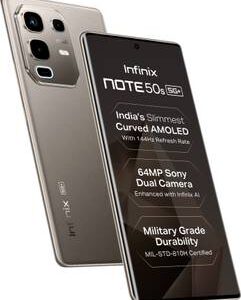 Refurbished Infinix Note 50s 5G+ (Titanium Grey, 128 GB)  (8 GB RAM)