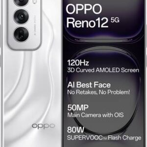 Refurbished OPPO Reno 12 5G (Astro Silver, 256 GB)  (8 GB RAM)