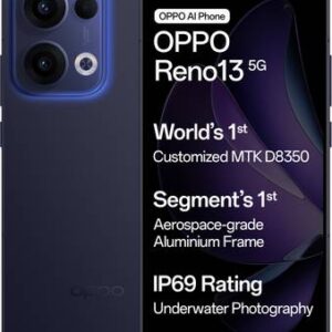 Refurbished OPPO Reno13 5G (Luminous Blue, 128 GB)  (8 GB RAM)