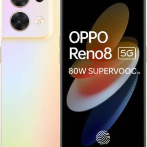 Refurbished OPPO Reno8 5G (Shimmer Gold, 128 GB)  (8 GB RAM)