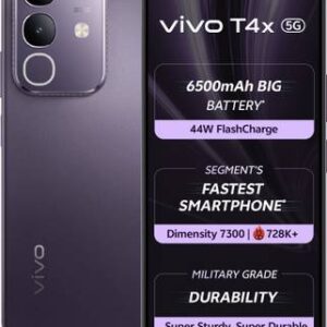 Refurbished vivo T4x 5G (Pronto Purple, 256 GB)  (8 GB RAM)